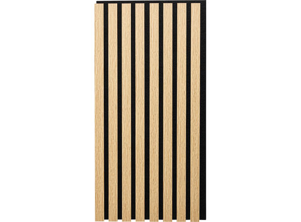Akustikkpanel natur MDF 60x30cm 4stk 