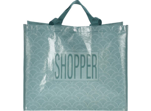 Bag handlebag Shopper 44x14x35,5cm 3ass PP Materiale. Leveres 12 stk assortert 