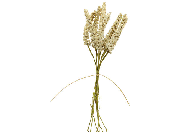 Blomst rørgress naturfarget PE 27cm Forpakning: 4 stk 