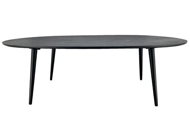 Bord avlangt sort tre 127x64x42cm 