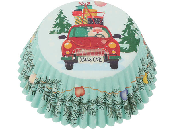 Cupcake sett m/72 deler ass farger Display med 16stk 