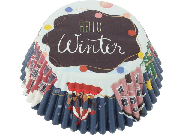 Cupcake sett m/72 deler ass farger Display med 16stk 