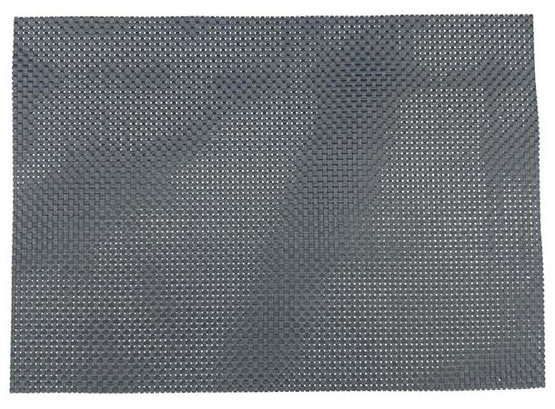 Dekkebrikke sort utstanset 43x30cm PP-materiale 