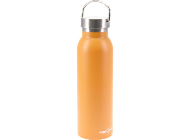 Drikkeflaske termo 0,5L h:21cm 3ass blå,oker,grå 