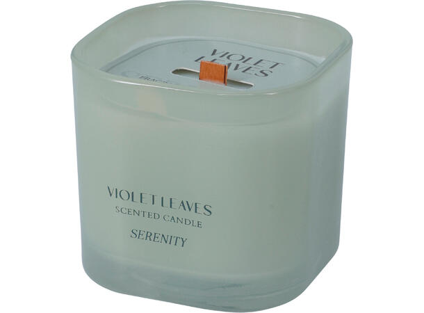 Duftlys firkantet glass 7cm 3ass Glass 