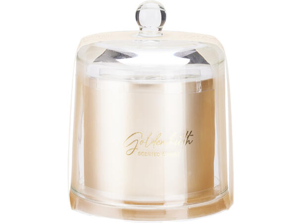 Duftlys jul glass m/deksel 11x16cm 3ass Voks:240gram Brenntid:40t 