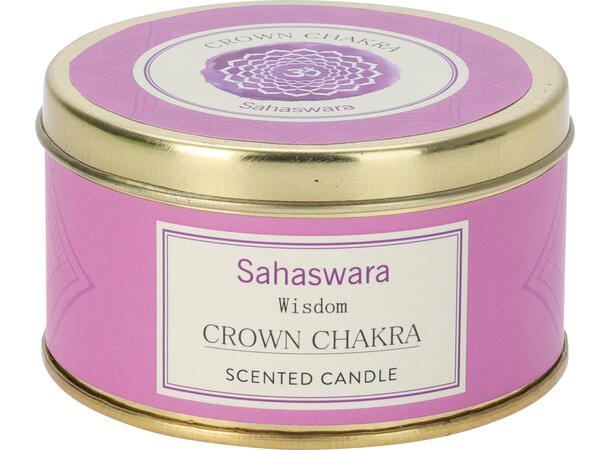 Duftlys metallboks 7,5x5cm 7ass dufter Display 24stk 