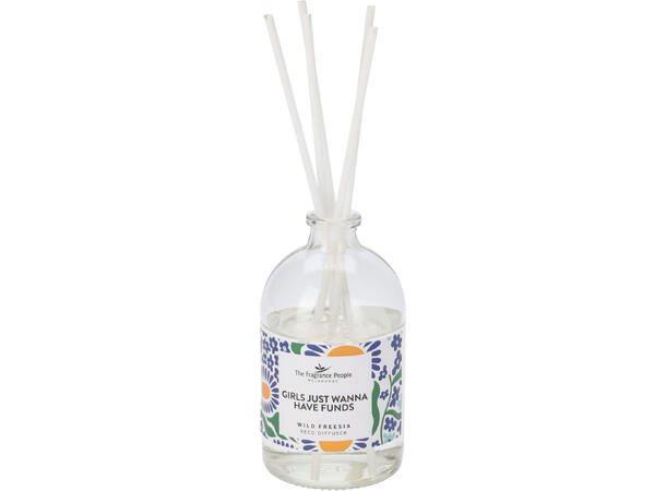 Duftolje m/pinner 6,5x19cm 100ml 3ass Patchouli,Lime,Fresia 5% duft 