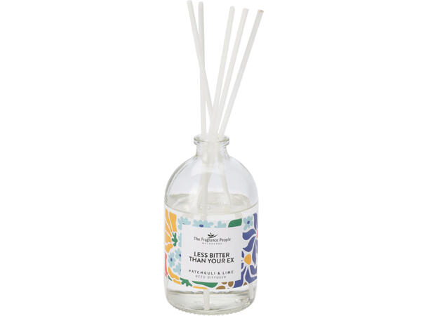 Duftolje m/pinner 6,5x19cm 100ml 3ass Patchouli,Lime,Fresia 5% duft 