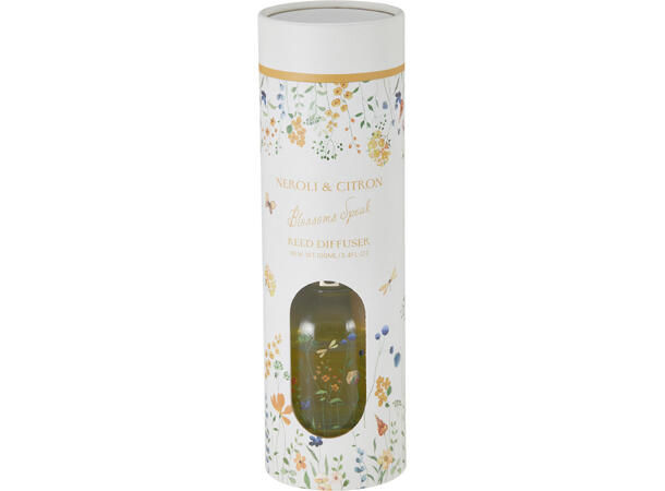 Duftpinner i glass 100ml 10cm 3ass 100 ml. 6 pinner 