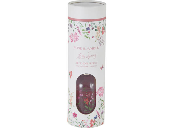 Duftpinner i glass 100ml 10cm 3ass 100 ml. 6 pinner 