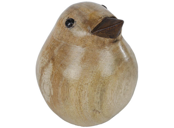 Fugl mangotre natur m/brunt 6x7x10cm 