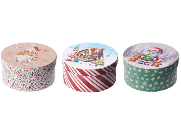 Gaveeske julemotiv 14,5x7cm 3ass Display med 9stk ass Vekt:100gram 
