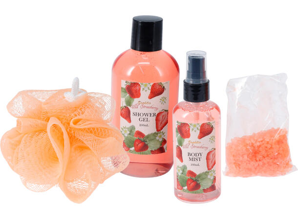 Gavesett 250ml Dusjsåpe Krem Svamp 3ass 
