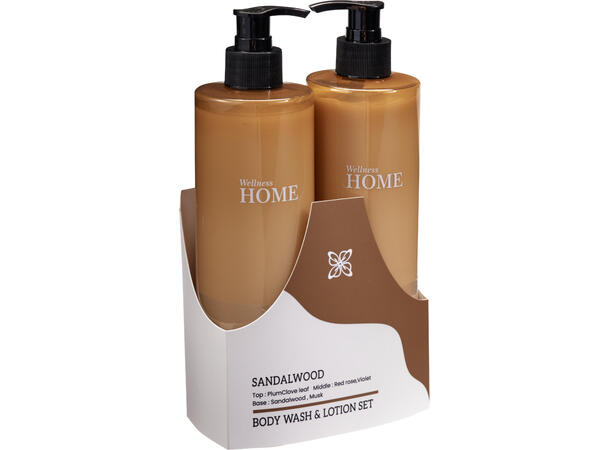 Gavesett 2x500ml Dusjsåpe og lotion 3ass 