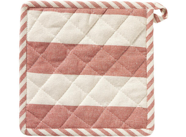Gryteklut stripet bomull 20x20cm 4ass 
