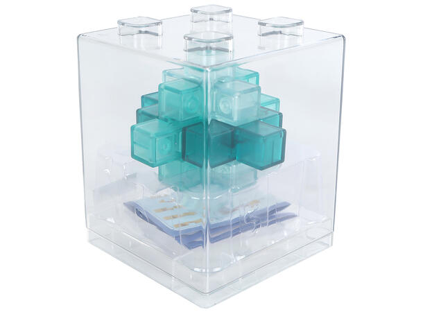 Hjernetrim hjernenøtt kube 7x7cm 6ass Forpk 12stk 