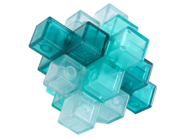 Hjernetrim hjernenøtt kube 7x7cm 6ass Forpk 12stk 