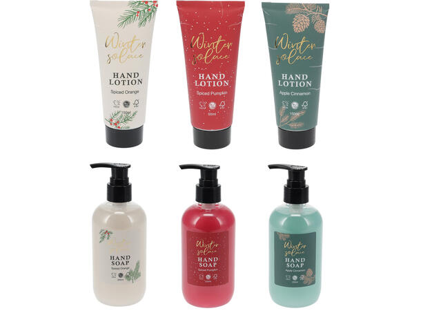 Håndsåpe 250ml og håndkrem 150ml 3ass Display 18stk 