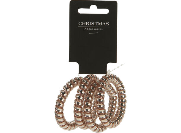 Hårstrikk spiral 4 stk 4ass Display 48pk 