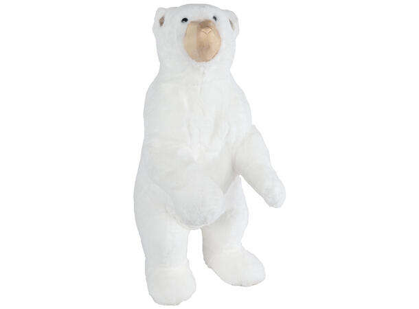 Isbjørn stående isopor 25x37x60cm 