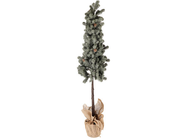 Juletre i potte m/jute 105cm 3ass 