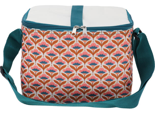 Kjølebag 22,5x17x19cm 6L Retro 3ass Polyester M/aluminium innvendig 
