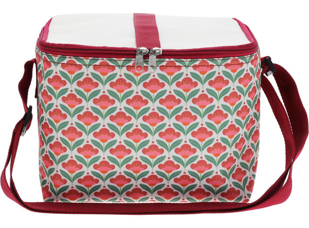 Kjølebag 22,5x17x19cm 6L Retro 3ass Polyester M/aluminium innvendig 