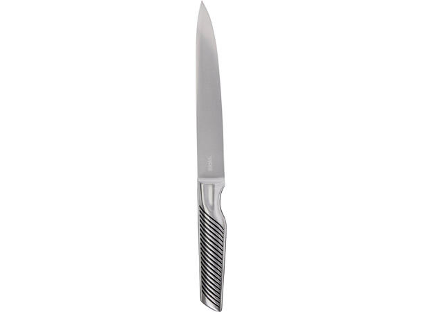 Knivsett 5 deler Rustfritt stål Knivblokk med 5 kniver 