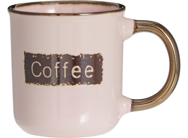 Krus kaffe 200ml gravert tekst 8cm 4stk Forpk 4sett kaffekrus 