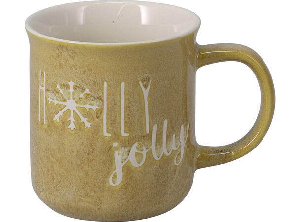 Krus keramikk juletekster 200ml 8cm 4stk Vekt: 200g Størrelse: 7,7x6x8cm 