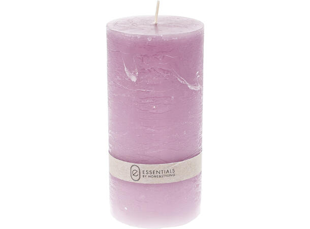 Kubbelys rustikk lys lilla 7x14cm Forpk: 12stk 