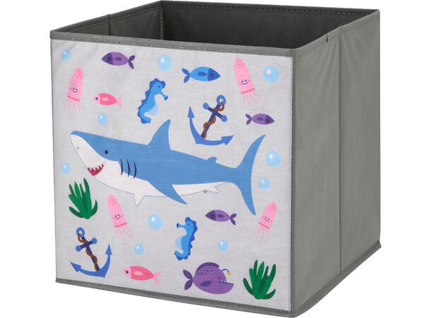 Kurv eske barnemotiv 30x30cm 6ass 