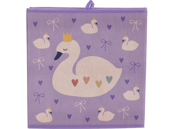 Kurv eske barnemotiv 30x30cm 6ass 