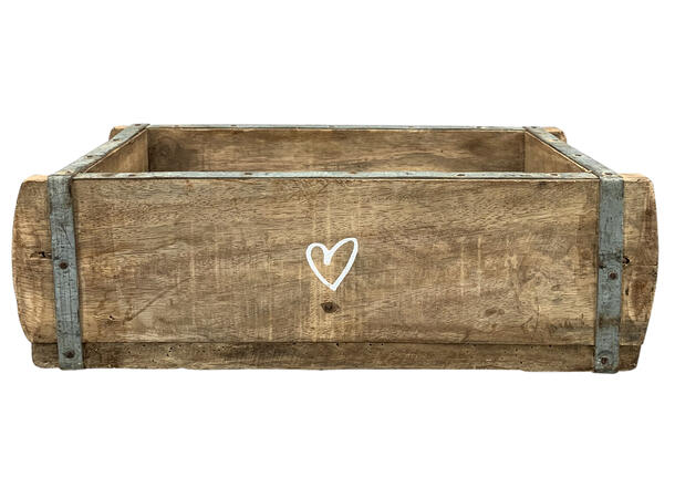 Kurv murform orig.tre m/hjerte 32x14x9cx 