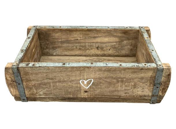 Kurv murform orig.tre m/hjerte 32x14x9cx 