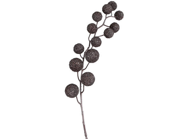 Kvist kuler med brun dekor 60cm Forpk 12stk 