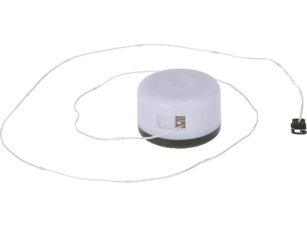 Lykt Campinglykt 8 nivå 10 LED m/wire USB-C ladekabel Oppladbart Batteri:18650 