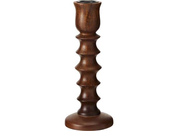 Lysestake mangotre mørk brun 17,5cm 4ass Display 12stk 