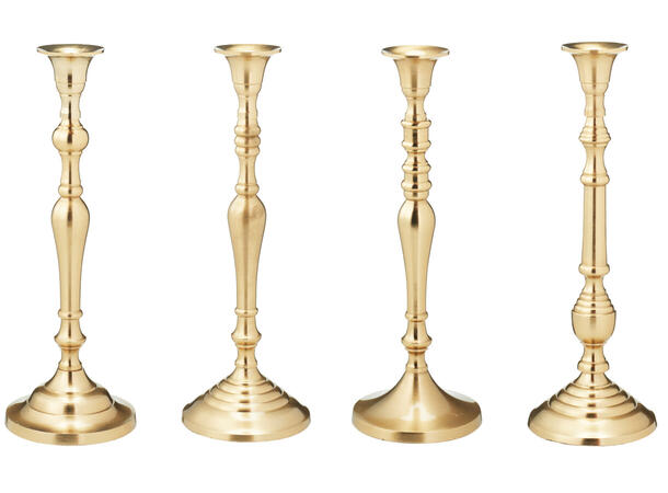 Lysestake messing 10x20cm 4ass Forpk 12stk Vekt 310gr 