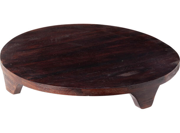 Lysfat brunsort mangotre 37x5cm 