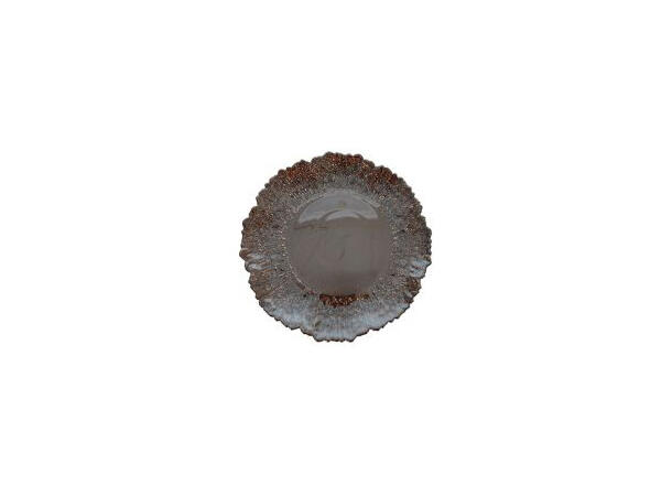 Lysfat glass antikkbrun/gull 38x38x3cm Forpakning: 4stk 