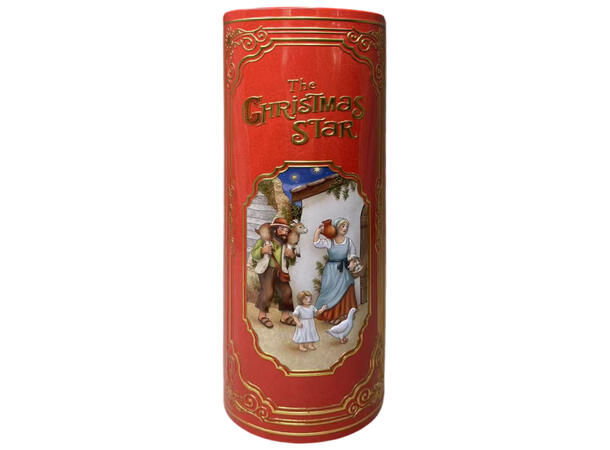 Metallboks Bok Julekrybbe 21,3x9x24,5cm 3000ml 