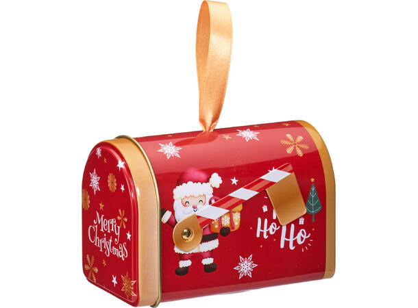 Metallboks Jul Postkasse 4ass 11,5x7,5x7,5cm 