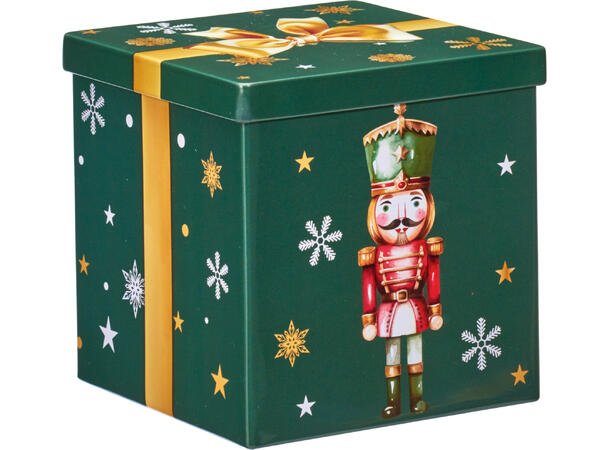Metallboks Nisse 10x10x5cm 3ass Forpk 24stk 