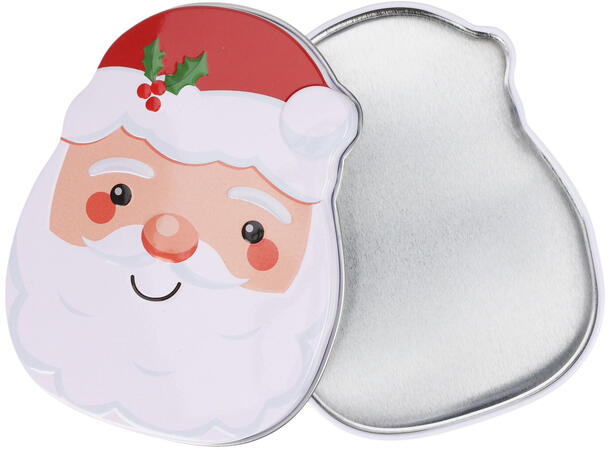 Metallboks nisse snø  12x9,5x1,8cm 3ass Display 18stk Vekt 44gr 