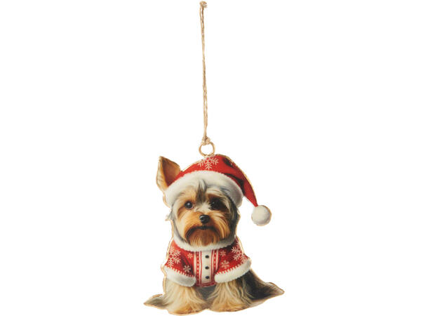 Metalldekor ass hundefigurer 10cm 8ass Display 72stk 