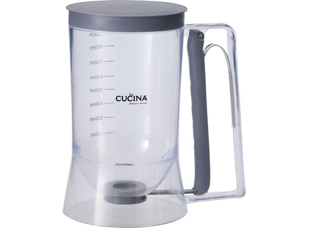 Oppbevaringskrukke 900ml m/måleskala 
