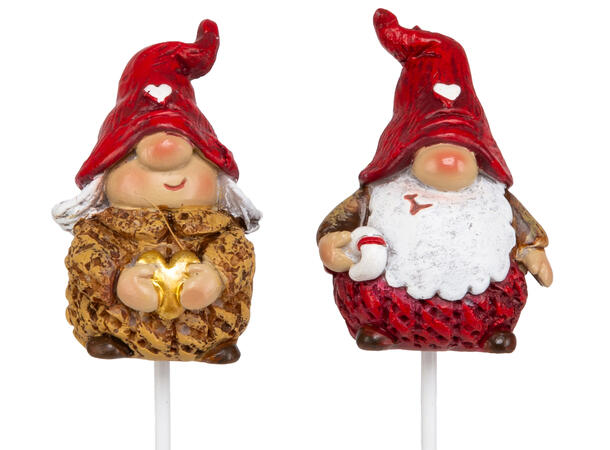 Pinne dekor nissefar/nissemor 29cm 2ass 