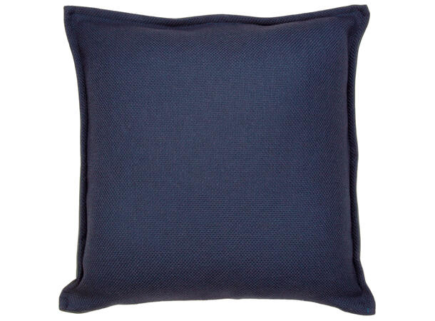 Pute 45x45 m/trekk vevd ensfarget marine Pute fjær/dun 780gram fyllvekt 